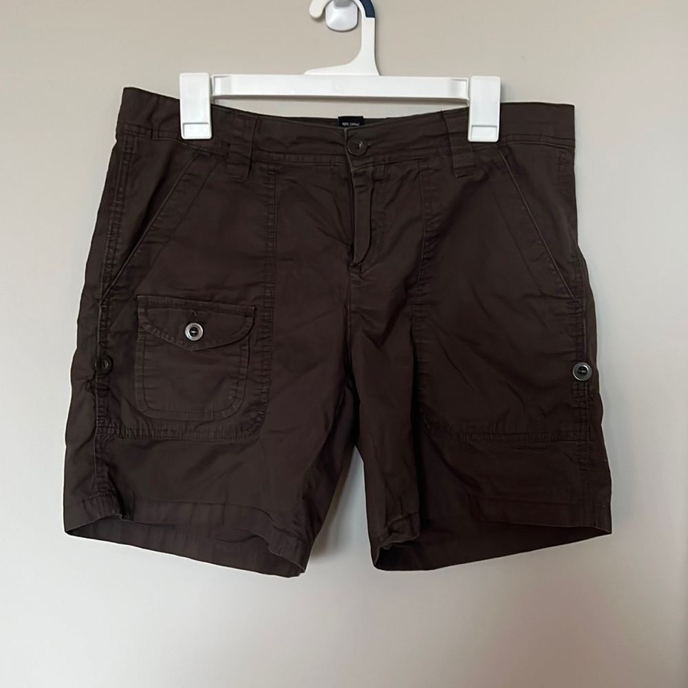 Brown Calvin Klein shorts—8